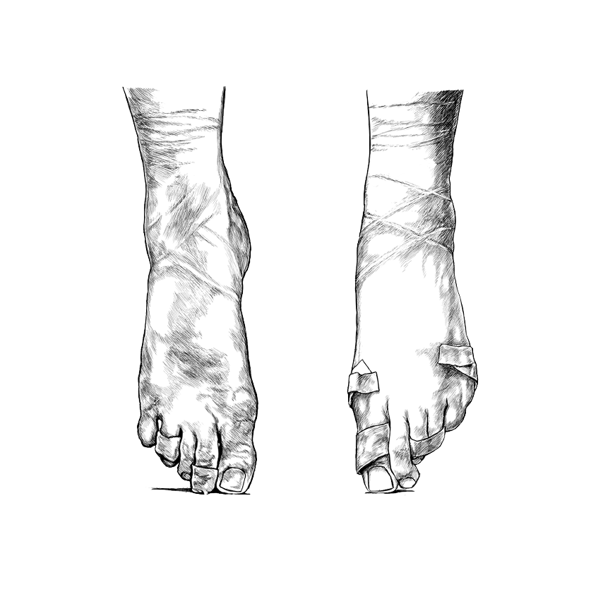 Art pieds cadre